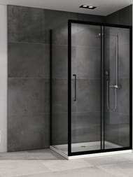 Душевой уголок ABBER Schwarzer Diamant AG30100BH-S50B (1000х500х1950) стекло 6мм,прозрачное/черный