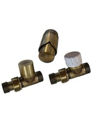 SCHLOSSER Комплект клапанов ELEGANT GZ1/2х15х1 проходной, латунь 604200081
