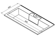 �������� Aquanet ������� 90 (Dolomite) 900�450 ��, �������� ������, ����� 187182