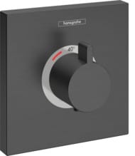 Смеситель Hansgrohe ShowerSelect Highfow 15760340 термостат, наруж.часть, без.зап.вент,шлиф.чер.хром