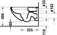 ������ ��������� DURAVIT ARCHITEC 360�575�310 ������������, � �������� � ����������� 45720900A1