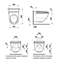 ������-���� Laufen CLEANET RIVA 820691 (600�395�415) ������������, ���������, � ���, �������� LCC