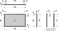 ������� LAUFEN Frame25 4.4740.7.900.144.1 (1200�700�25) ����������� ����