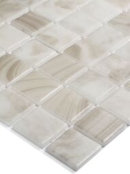 Мозаика стеклянная Vidrepur Nature Sea Salt   5601 38х38 (317х317) на сетке, бежевая (шт.) — изображение 3