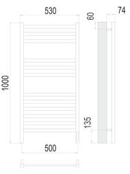 ����������������� TERMINUS ������ �12 (�� 530x1000) ������, sensor quick touch, ����.����� 125��