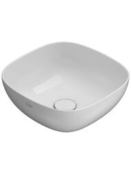 Раковина Globo T-EDGE (380x380х160) накладная, без отверстия под смеситель, белая B6Q38BI