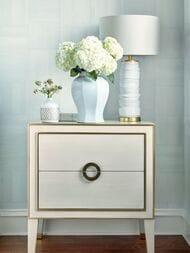 Обои флизелиновые Thibaut Paramount Modern Resource (0,69х8,22) голубые T416 (рулон)