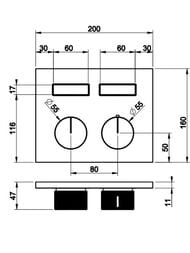 ��������� Gessi Hi-Fi 63012.726 ����., ���������, �� 2 ������, � ��������, ������� �����, ������