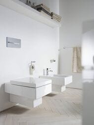 Биде подвесное DURAVIT VERO 370х540х285 отверстие под смеситель, перелив 2239150000