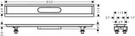 Hansgrohe RainDrain ��������� ����� ��� ������� ����� ����� ��� ����, 80�� 56012180
