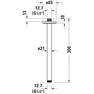 ��������� Duravit UV0670026010 ����������, ������� ��������, 300 ��, ����