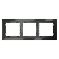 Рамка на 3 поста Voltum S70 VLS110306 (титан, стекло)