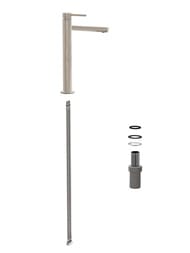 Смеситель Vitra Origin для умывальника высокий, никель шлифованный A4255834