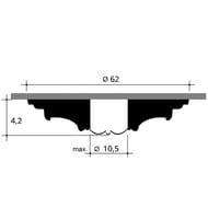 ������� Orac Decor R77 (620�620�42) d-620, ����� (��.)