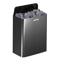 Электрическая печь HARVIA Wall SW60E Black Steel без пульта, цвет: черный HSWE600400M