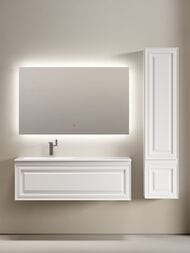 Тумба под раковину Sancos Very VR120LW 1195х445х406 подвесная, левая, 1 ящик, цвет: Bianco