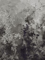 Панно Zambaiti Satin Flowers IV (3,0х5,1) винил на флизелине,темно-серый, Z66888 (рул.)