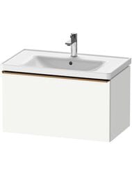 Тумба под раковину Duravit D-Neo 784х440х452 подвесная, 1 ящик, цвет: белый матовый DE4255004180000 — миниатюра 1