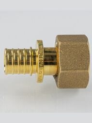 Соединитель VALTEC аксиальный, 16х1/2"В, с накидной гайкой, латунь CW614N, VTm.422.G.001604