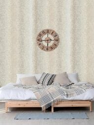 Обои виниловые на флизелине Grandeco Anastasia A55207 (1,06х10,05) штукатурка, бежевые (рул.)
