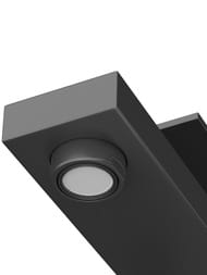 Смеситель CEZARES SLIDER-LS-NOP для раковины, с донным клапаном, черный матовый