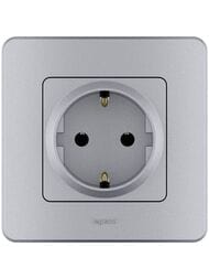 Рамка LEGRAND INSPIRIA 1 пост алюминий 673932