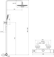 ������� ������� RAVAK 10� FREE blackTD F 091.20/150 ��������� ��� ����, �������/����.���, ���.������ X070160