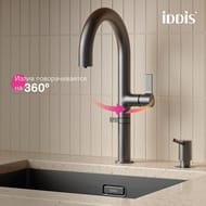 Смеситель IDDIS Спин (Spin) для кухни, с каналом для фильтрованной воды, графит SPNGMCFi05 — изображение 2