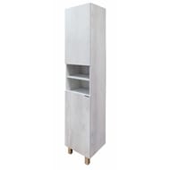 Шкаф-колонна COMFORTY Верона-35 (350х1600х320) подвесной, дуб белый00004137140