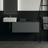 Тумба под раковину Ideal Standard CONCA (1000x505x370) 1 ящик, антрацит, со столешницей T4313Y2 — изображение 2