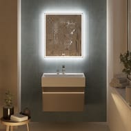 Зеркало KERAMA MARAZZI TECNOLOGICA TECNO с подсветкой, цвет белый глянц., 700х26х800, TE.mi.70