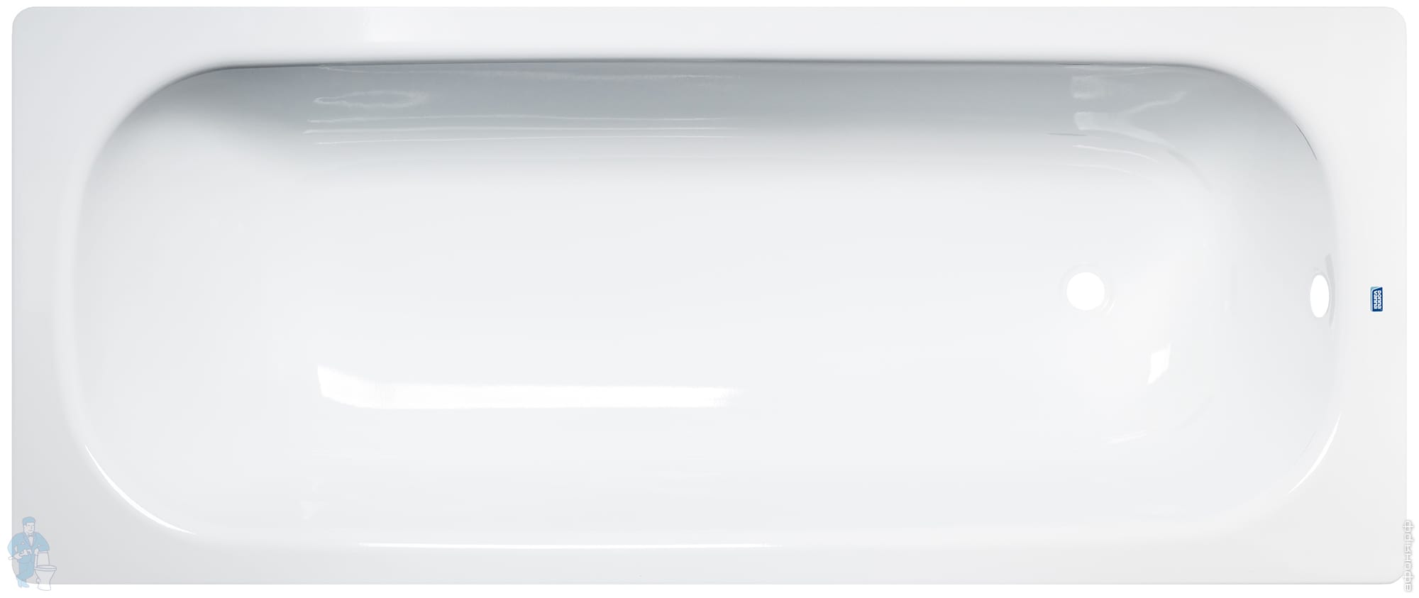 Ванна Donna Vanna белая 140x70 сталь DV-43901 | Афоня.рф, цена 11 552 руб.