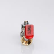Кран шаровый 3/4"ВВ VALTEC BASE красная ручкa VT.214.N.05
