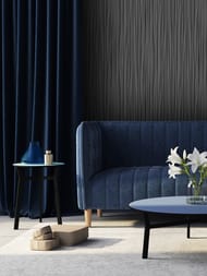 Обои виниловые на флизелине Zambaiti Trussardi VIII (0,7х10,05) рисунок, черные Z30325 (рул)