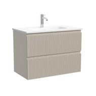 Тумба подвесная SANCOS Snob R 690х390х500, 2 ящика, доводчики, Beige Soft ,SNR70/39CE