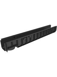 Лоток пластиковый DN 100 Gidrolica Standart (1000х145х120) 5,1 л/сек  801