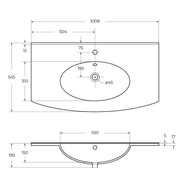 ����� ��� ���������� Cezares COMFORT (100x54x55) ���������, 2 ����� 54480 Larice