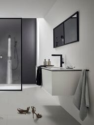 Смеситель Hansgrohe Finoris 76063670 для раковины, с выдвижным изливом, матовый черный — изображение 10
