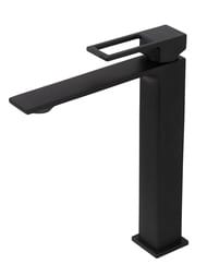 Смеситель на раковину BelBagno LUCE LUC-LMC-NERO-W0 высокий, однозахватный, без д/к, черный матовый