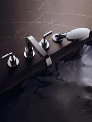 Смеситель Axor Citterio 39446 на борт ванны на 4 отверстия, рычаговые рукоятки, выступ 190мм