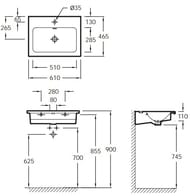 ���������� Jacob Delafon Vox (600�460) EXAF112-Z-00 ������������, ��������� ������, �����