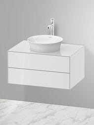 ����� ��� �������� Duravit White Tulip WT498508585 800�408�550 ���������, 2 ����. ��., ����� ������