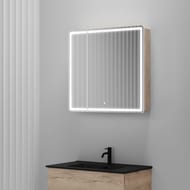 Зеркало-шкаф SANCOS Mirror (790х150х740) подвесное,LED-подсв.,сенсорное управ.,дуб галифакс MI80EG