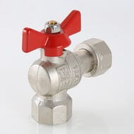 Кран шаровый 3/4"ВВ VALTEC BASE угловой с накидной гайкой, VT.266.N.0505 — миниатюра 8