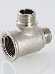 Тройник VALTEC 3/4"х1/2"х1/2" ВНН, лат.никелир, VTr.133.RN.050404 — миниатюра 3