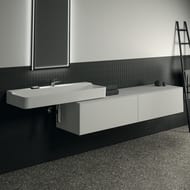 Тумба под раковину Ideal Standard CONCA (1985x505x370) 2 ящика, белый, со столешницей T4316Y1