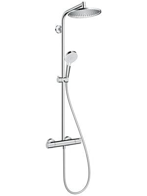 Душевая система Hansgrohe Crometta S240 Showerpipe 9л/мин термостат д/душа, верх. и руч.душ 2726800