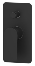 Смеситель для душа Remer Infinity I09KBNO, черный матовый — миниатюра 1