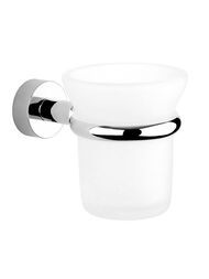 Стакан для зубных щеток Nicolazzi Minimale 1488MCR настенный, белая керамика/хром