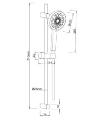 ������� �������� ESKO SSS712 ������ ��� 120��, 3 ������, ����� 1600��, ������ 700��, ����